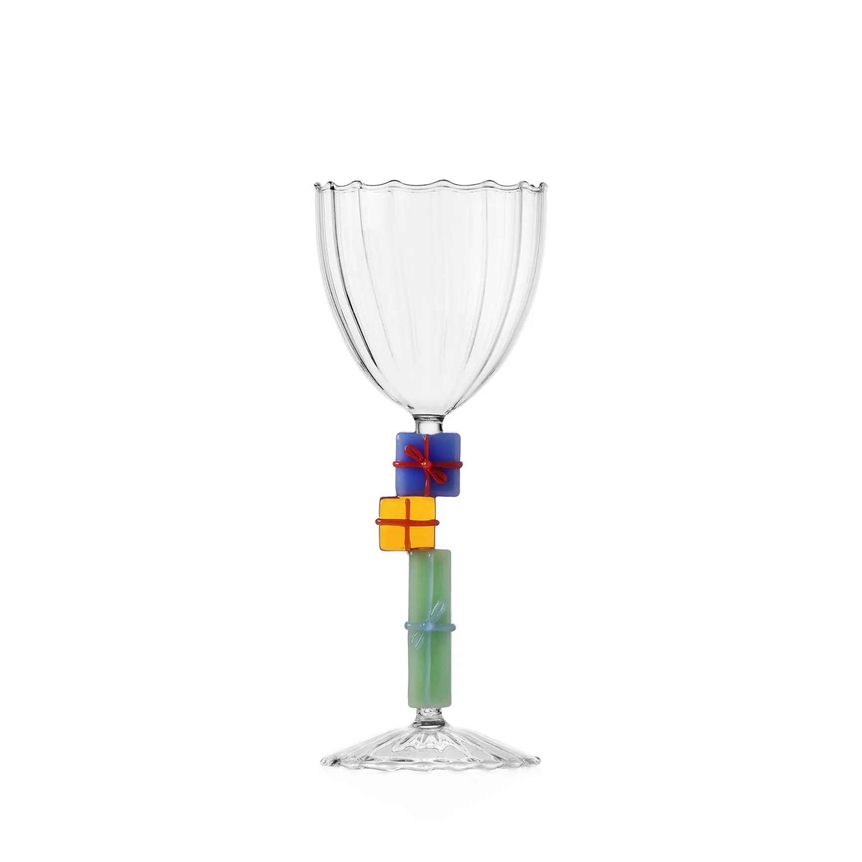 Ichendorf Christmas Tales Collection Stemmed Glass with Gifts